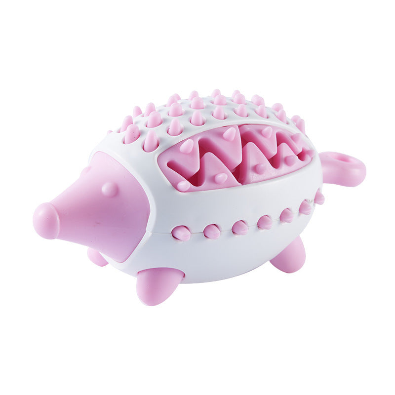 Hedgehog Dog Chew Toy – Treat Dispenser & Dental Chew for Aggressive Chewers