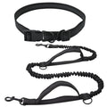 Retractable Hands-Free Dog Running Leash with Waist Belt
