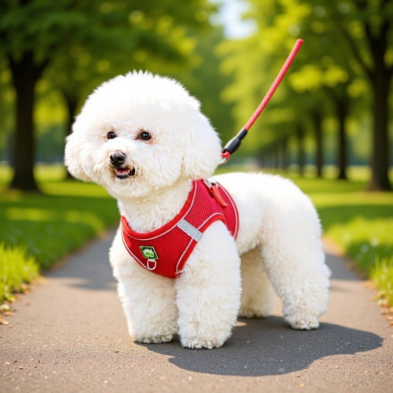 Dog Harness Vest and Adjustable Walking Leash