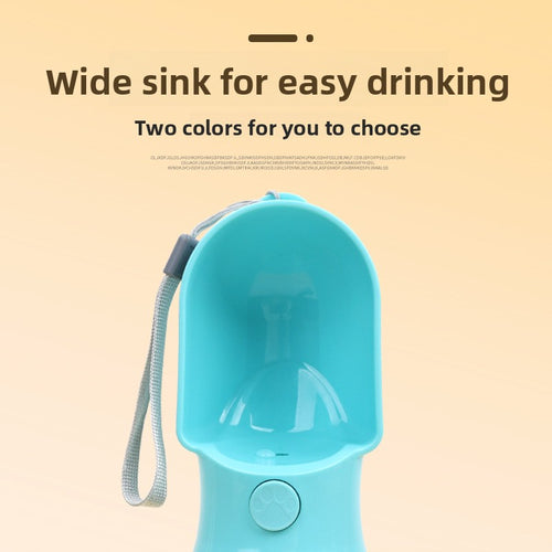 2-in-1 Pet Travel Water & Food Bottle