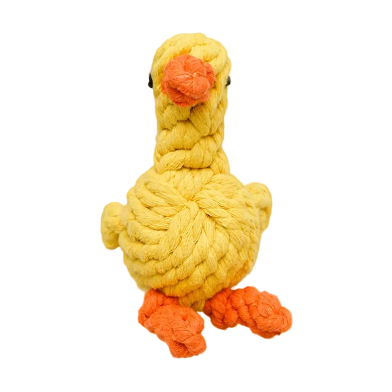 Cotton Rope Dog Chew Toy – Animal Shapes for Interactive Play