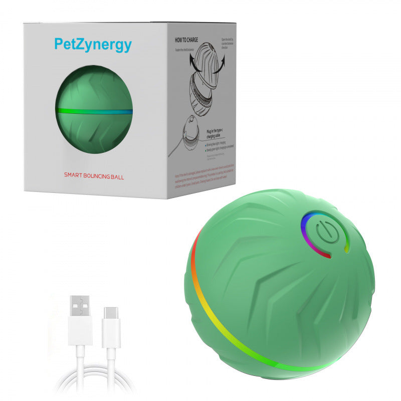 Gravity Bouncing Dog Toy Ball – Unpredictable Chew-Resistant Play Ball in 8 Colors