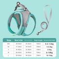 Dog Harness Vest and Adjustable Walking Leash