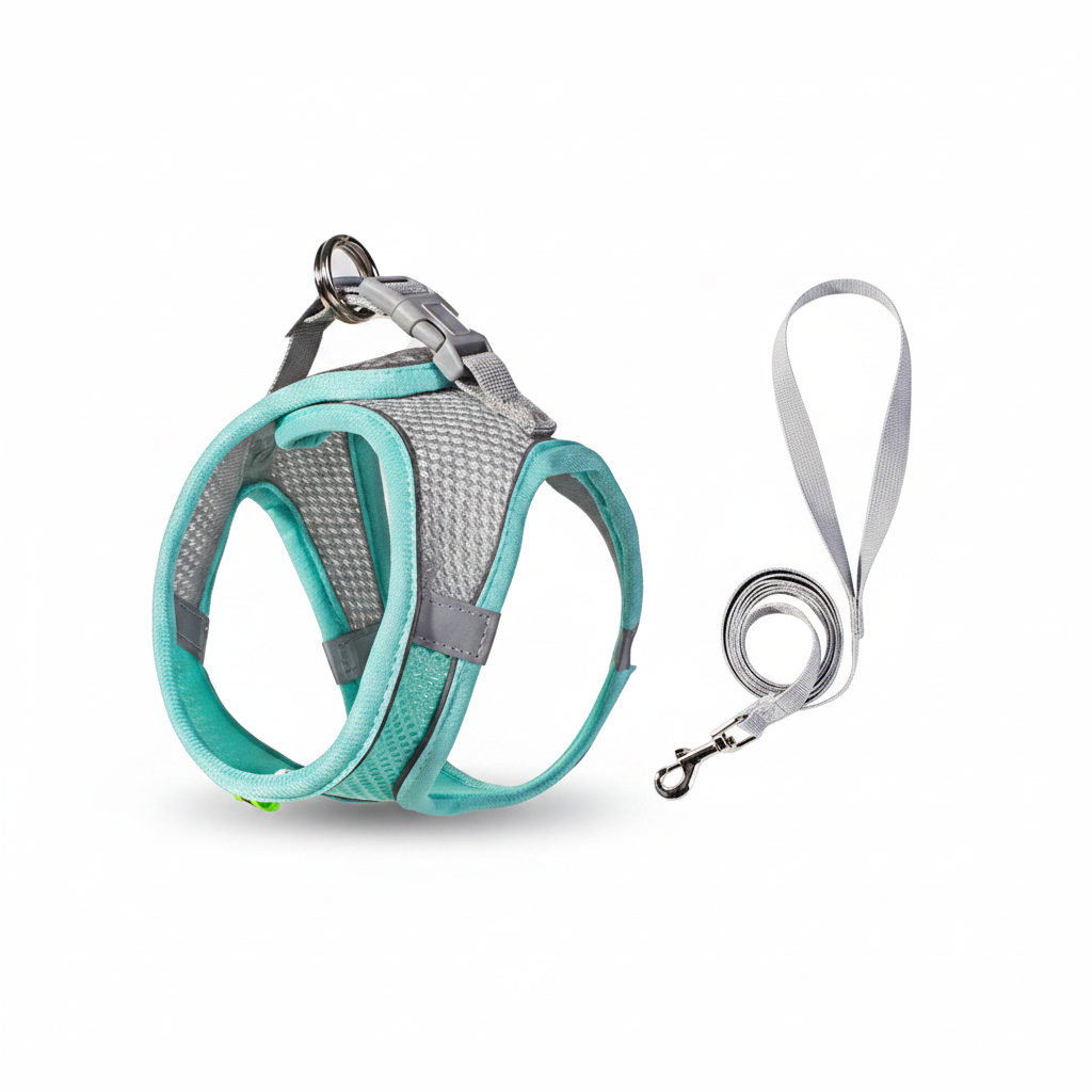 No-Pull Dog Harness and Leash Set – Breathable Vest for Small to Large Dogs