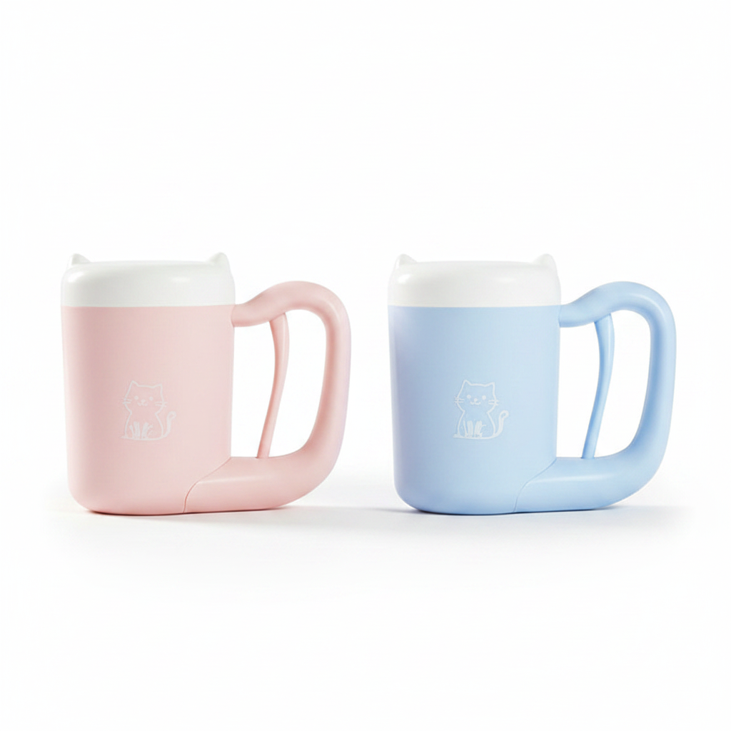 Dog & Cat Paw Washing Cup – Press-Clean Paw Washer in S & M