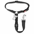 Dog Car Safety Leash – Retractable Seat Belt Clip for Medium Dogs
