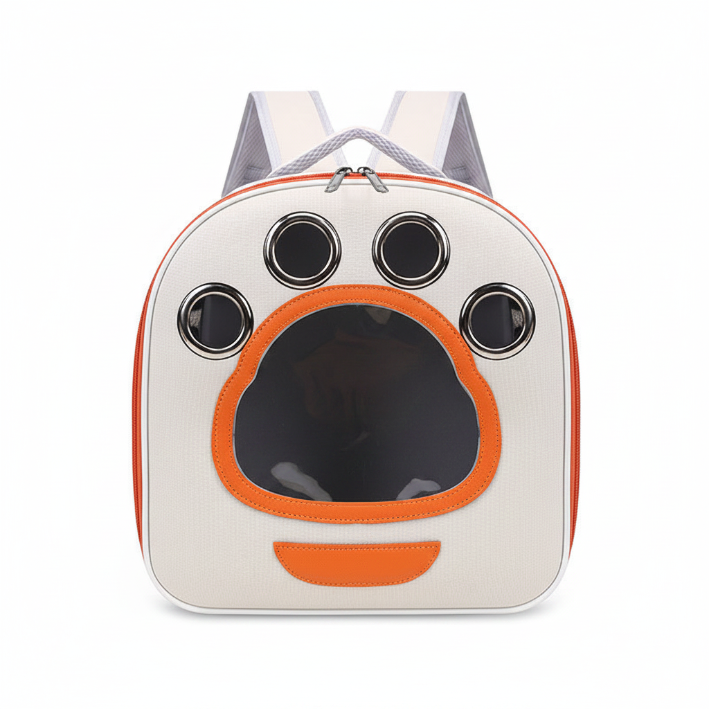 The Daily Paw Cat Backpack Carrier — Foldable Breathable Travel Bag for Cats & Small Dogs