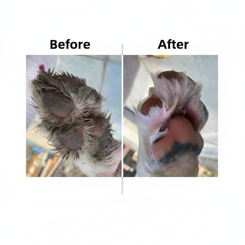 Automatic Dog Paw Cleaner Cup – Silicone Bristle Washer in 3 Sizes