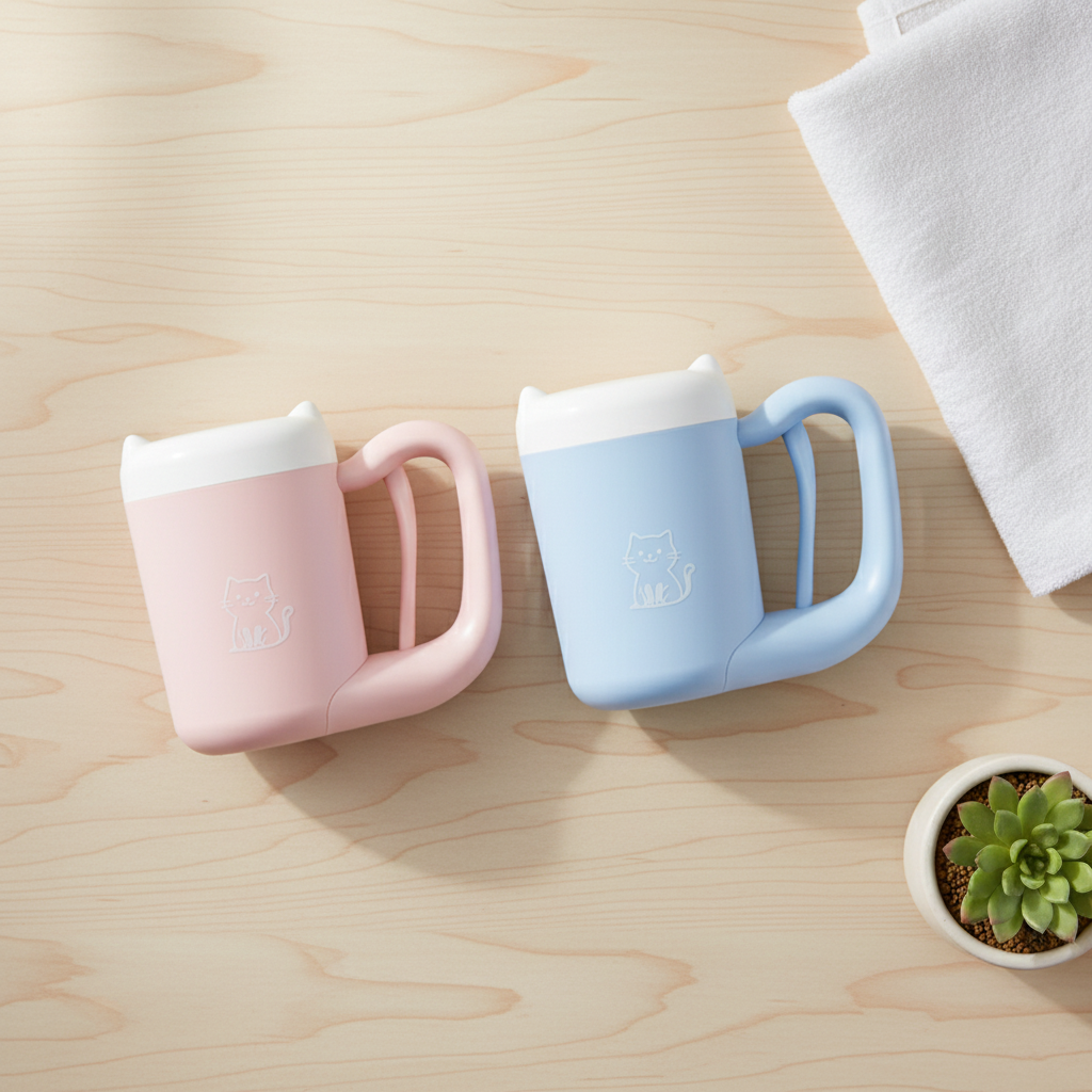 Dog & Cat Paw Washing Cup – Press-Clean Paw Washer in S & M
