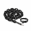 Lightweight Chain-Style Dog Leash – Stylish Metal-Look Lead for Small Dogs