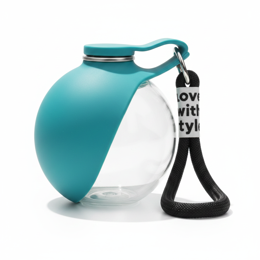 Foldable Pet Travel Water Bottle – Leak-Proof Silicone Bottle for Dogs & Cats