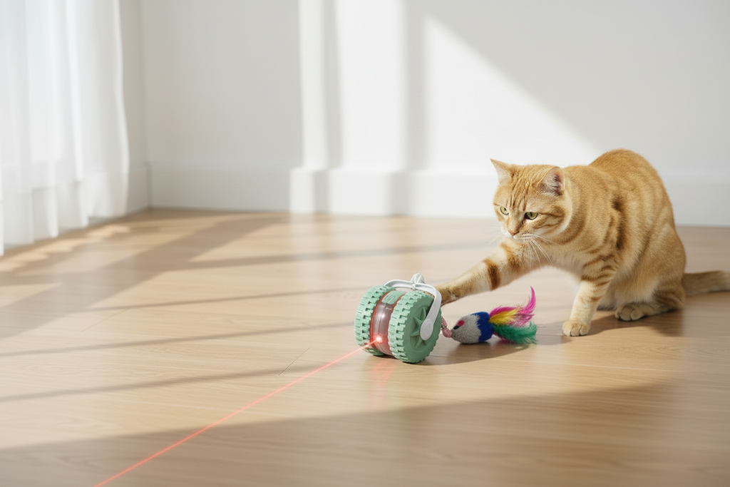 Smart Laser Cat Toy Ball – Self-Moving Electric Pet Toy for Indoor Cats