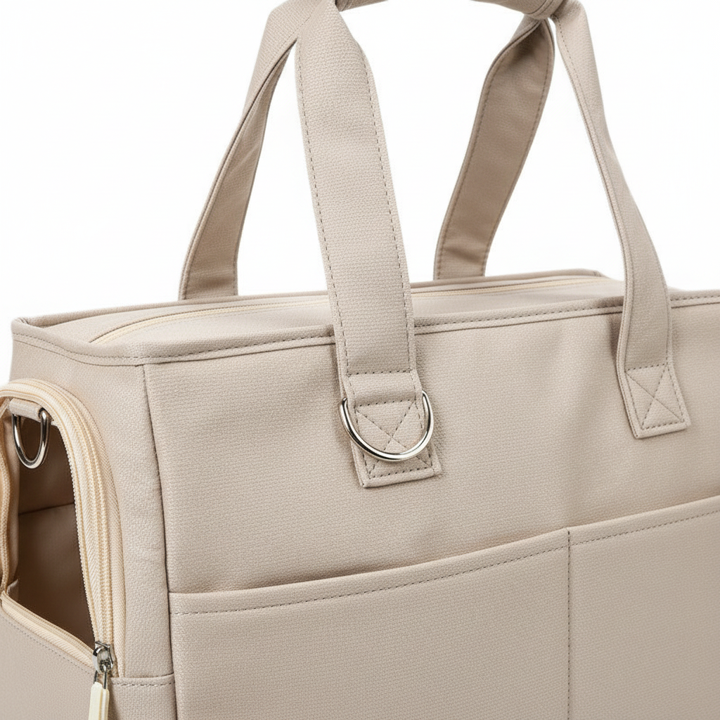 The Daily Paw Insulated Pet Carrier — Cozy Linen Shoulder Bag for Small Dogs & Cats