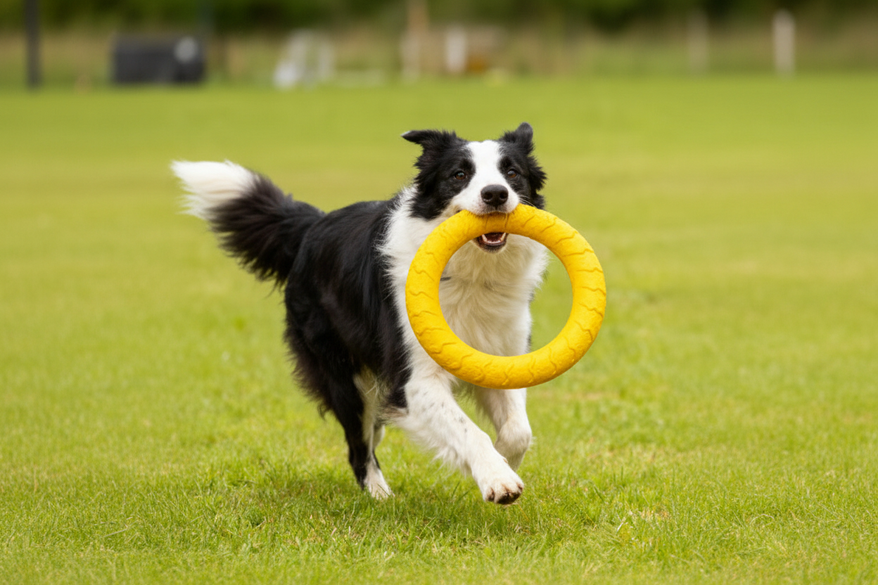 Durable Dog Chew Rings – EVA Bite-Resistant Toys for Aggressive Chewers