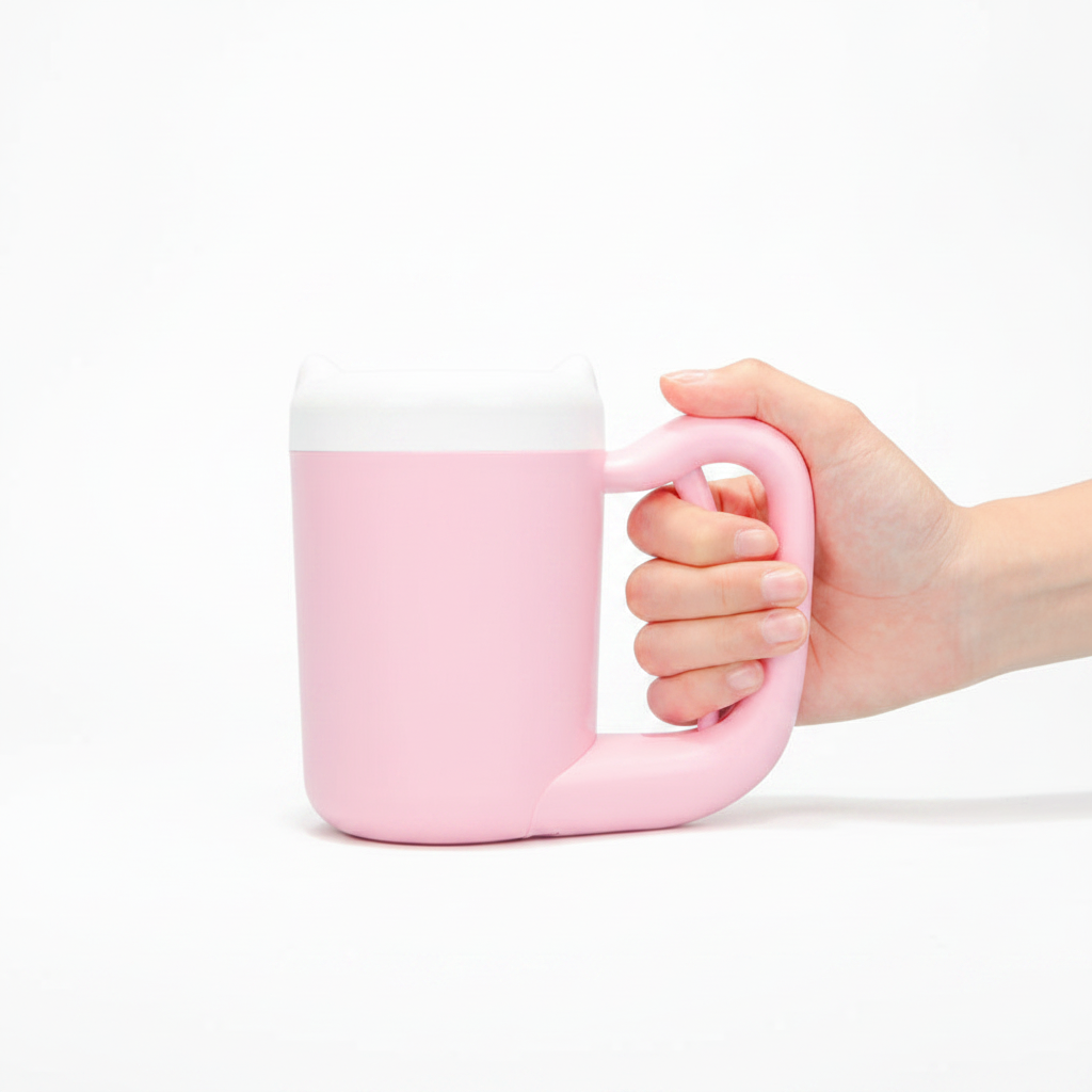 Dog & Cat Paw Washing Cup – Press-Clean Paw Washer in S & M