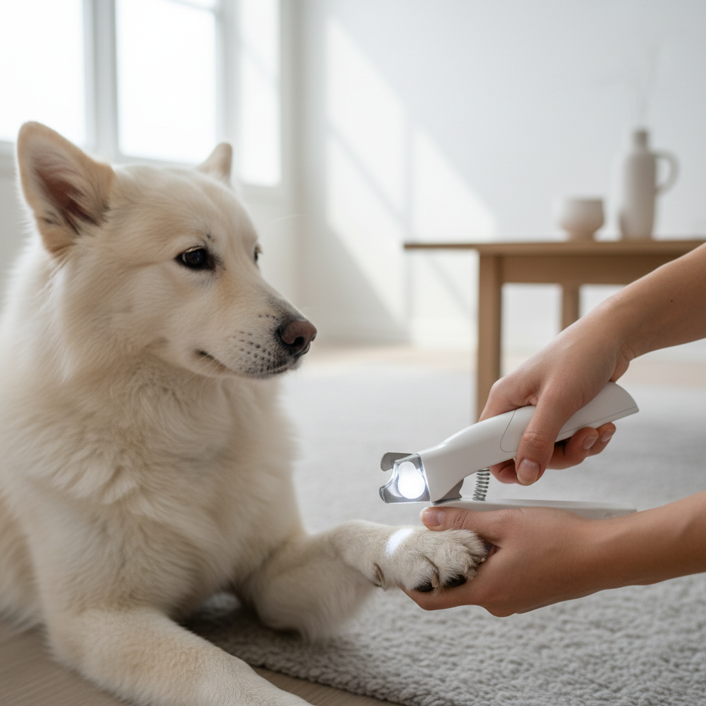 LED Pet Nail Clipper for Dogs & Cats | Precision Grooming Tool