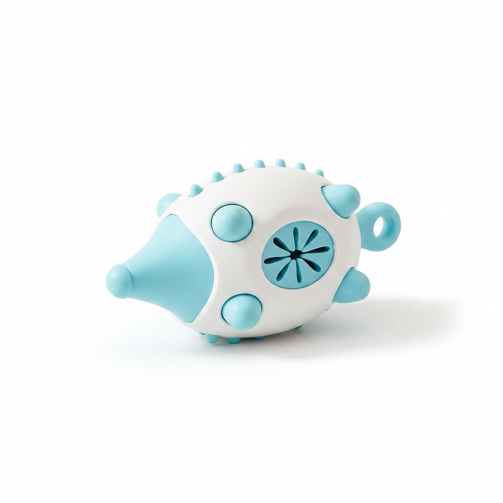 Hedgehog Dog Chew Toy – Treat Dispenser & Dental Chew for Aggressive Chewers