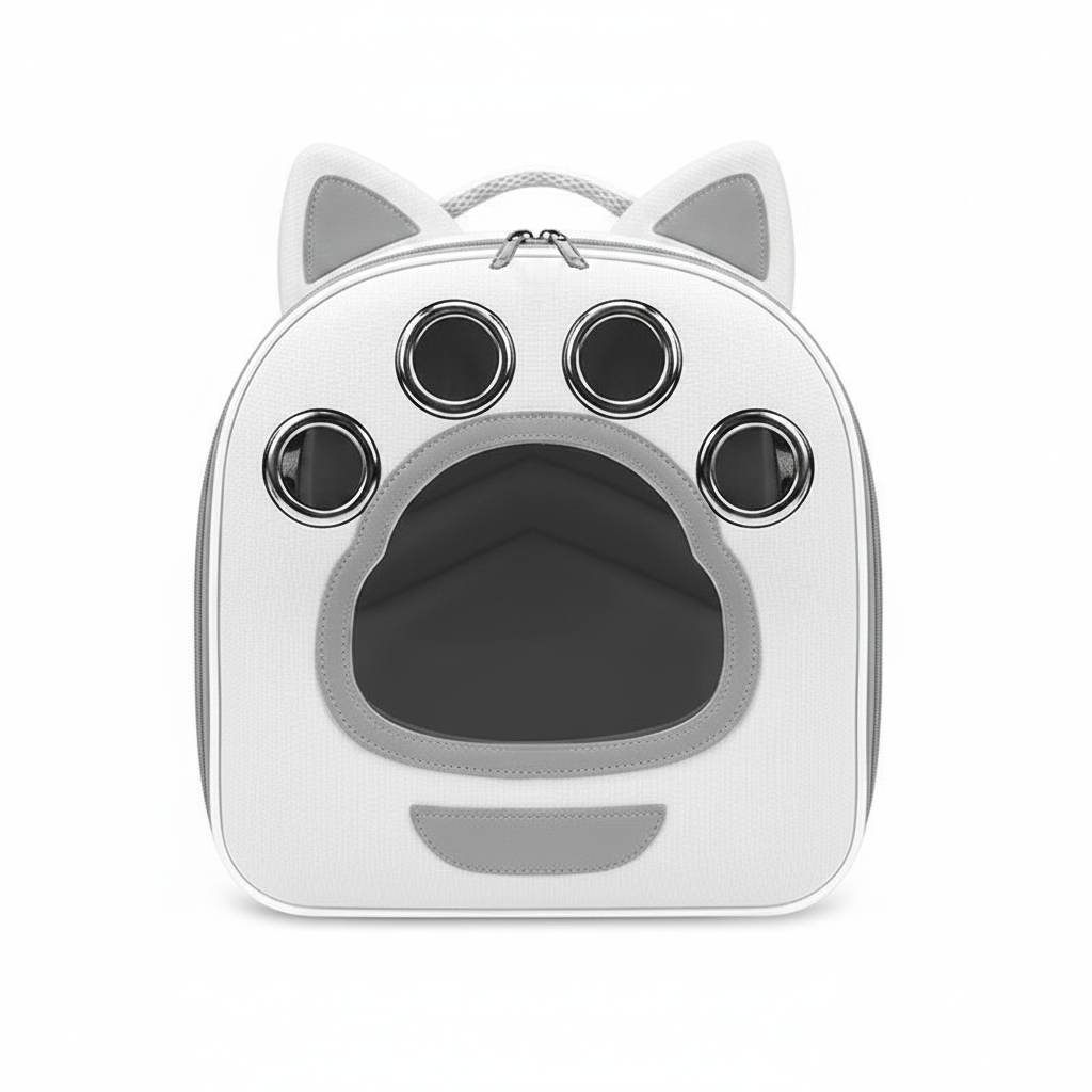 The Daily Paw Cat Backpack Carrier — Foldable Breathable Travel Bag for Cats & Small Dogs