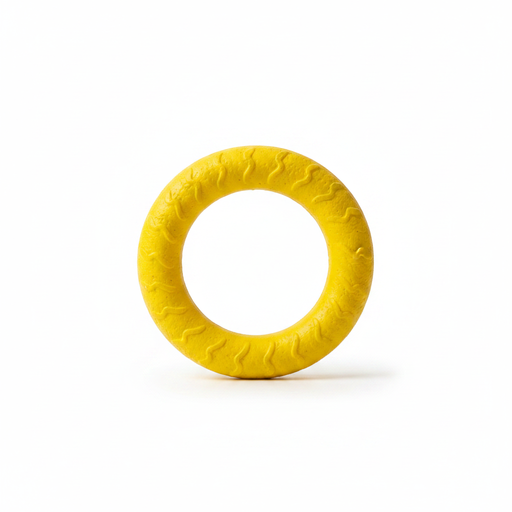 Durable Dog Chew Rings – EVA Bite-Resistant Toys for Aggressive Chewers